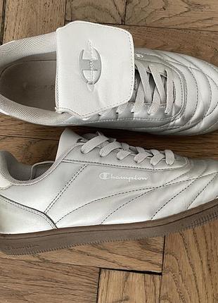 Жіночі кросівки champion prestige flap metallic срібний
