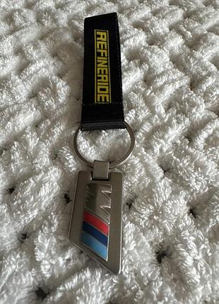 Брелок bmw m logo key ring, silver