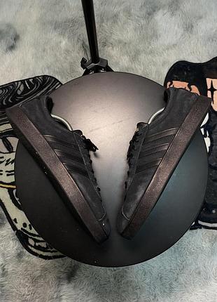 Кеди чоловічі adidas vl court 2.0, розмір 43, замша, чорні