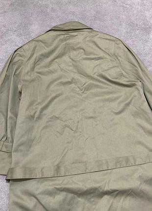 Винтажный плащ тренч длинный с поясом vintage trench coat beige 7