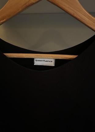 Топ лонгслів queenfluence чорний 3