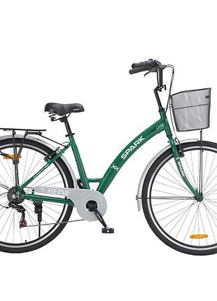 Велосипед al 28" spark city reine рама 18" зеленый (246932)