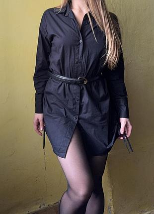 Чорна сукня рубашку, плаття рубашка, туніка