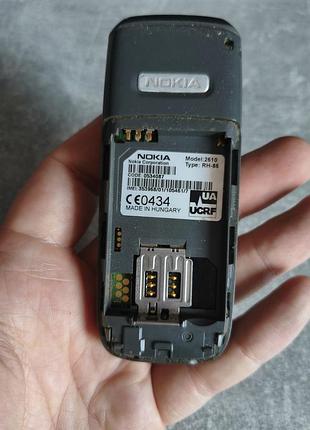 Телефон nokia 2610 сірий, б/у 8
