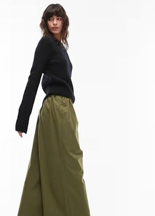 Брюки bershka широкие летние на м размер