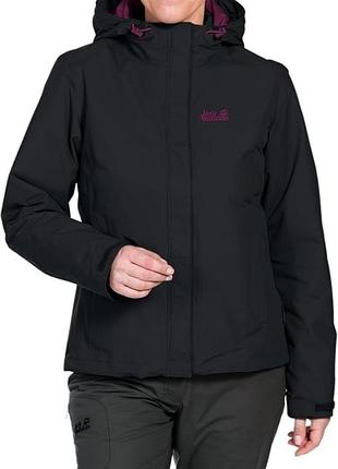Куртка вітровка  з підкладом фліскою 3в1 оригінал jack wolfskin texapore