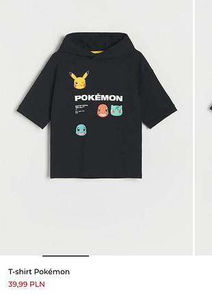 Футболка с капюшоном pokémon 4