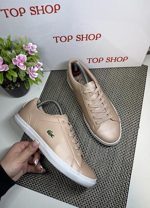 Оригинальные кроссовки кеды lacoste