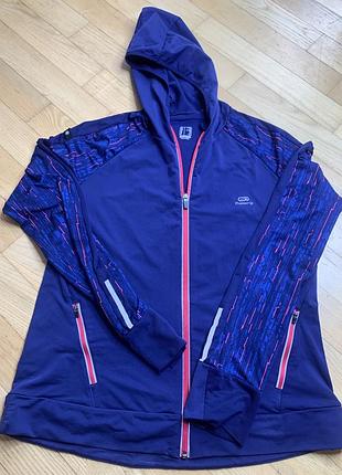 Оригінальна жіноча спортивна куртка / кофта для бігу kalenji decathlon (l-xl / eur 46) — преміум якість!
