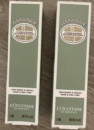 Крем для рук l'occitane almond delicious