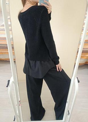 Свитер с рубашкой sandro paris 5