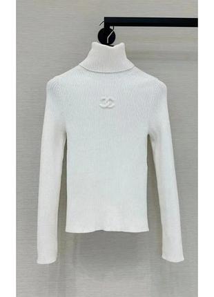 Светр chanel, модель neige (колекція карла лагерфельда 2019)