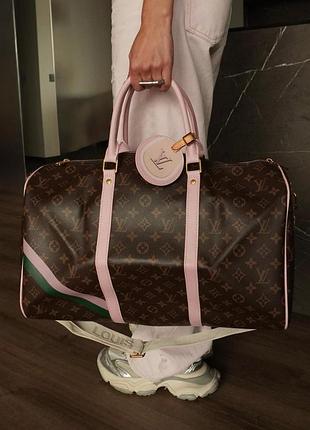Женская сумка премиум keepall bandoulière 45 monogram canvas спортивная/дорожная