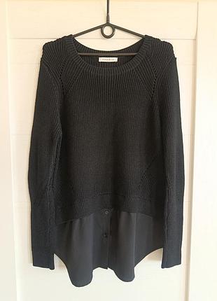 Свитер с рубашкой sandro paris 7