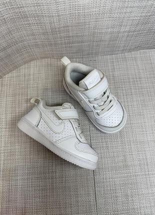 Оригинальные кроссовки nike кожаные на липучке