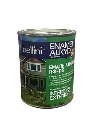 Эмаль алкидная пф-115 серый 0,9кг тм bellini