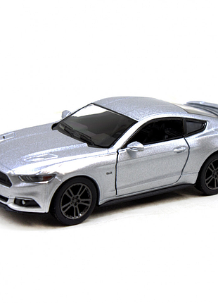 Колекційна іграшкова машинка ford mustang gt kt5386w інерційна silver