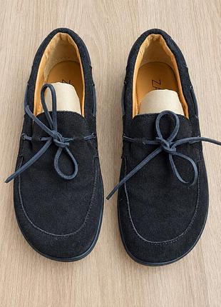 Босоногі мокасини zaqq qea black velours (німеччина), р. 42 / barefoot