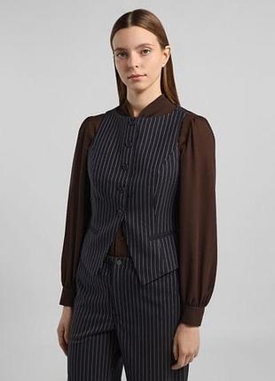 🥰 жилетка жилет у смужку massimo dutti s