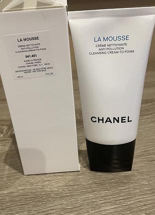 Гель для вмивання chanel la mousse creme nettoyante anti pollution cleansing cream-to-foam