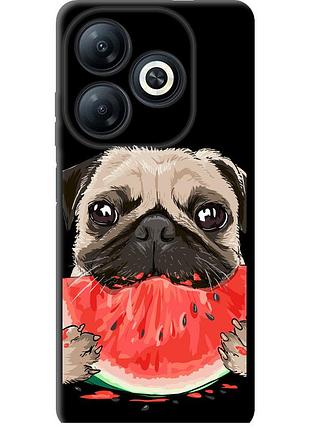 Чохол tpu на телефон infinix smart 8 мопс і кавун "4665b-3431-58250"