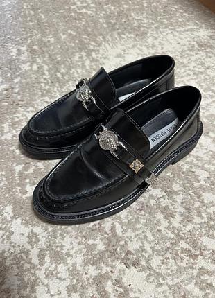 Лофери жіночі steve madden чорні, розмір 37