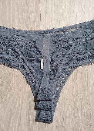 Мереживні жіночі трусики стринги marks&spencer 2