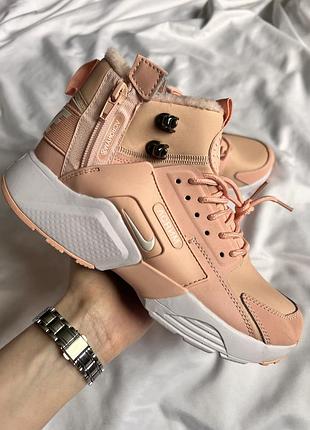 Жіночі утеплені кросівки nike air huarache acronym city зимові утеплені на хутрі нові розміри  36, 37.5, 38