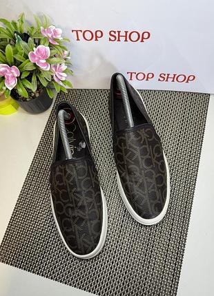 Оригинальные слипоны мокасины calvin klein 3