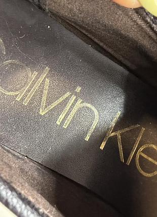 Оригинальные слипоны мокасины calvin klein 8