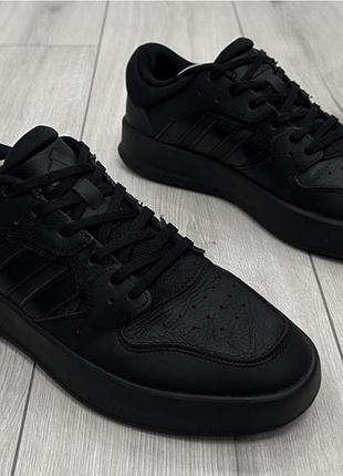 Кросівки чоловічі adidas court 24 core black / triple black