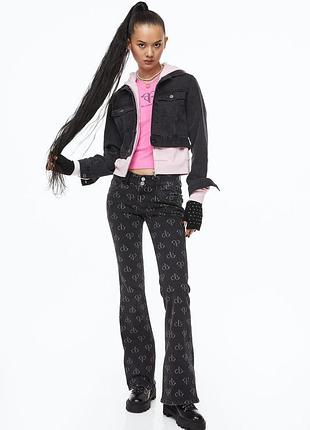 Новые черные джинсы клеш h&amp;m blackpink