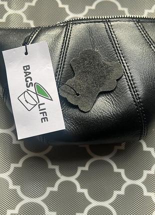 Сумка жіноча bags4life чорна шкіряна маленька