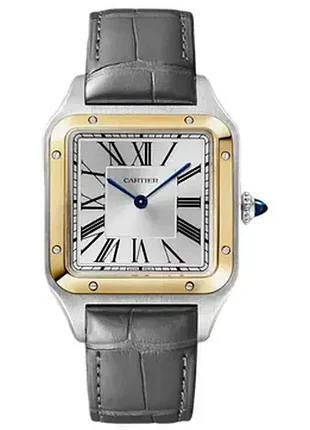 Годинник кварцовий cartier santos dumont large quartz watch w2sa0046