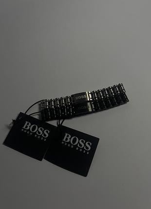 Браслет чоловічий hugo boss сріблястий 2