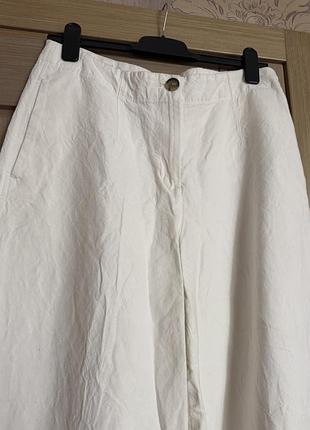 Льняні брюки massimo dutti 40 3