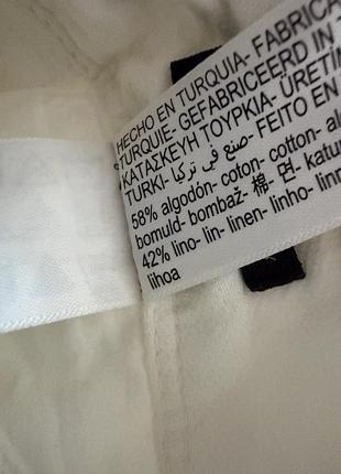 Льняні брюки massimo dutti 40 5