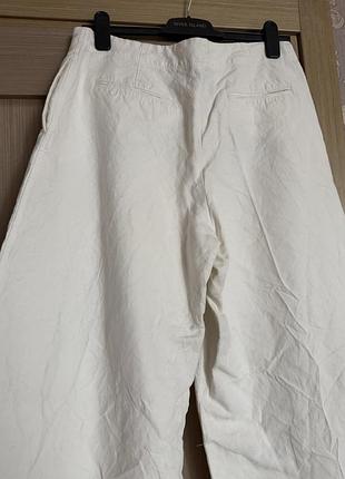 Льняні брюки massimo dutti 40 7