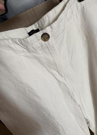 Льняні брюки massimo dutti 40 8