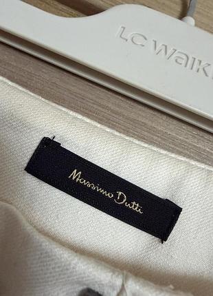 Штани брюки massimo dutti льон ліоцел бавовна 40 4