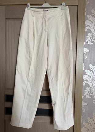 Штани брюки massimo dutti льон ліоцел бавовна 40 2