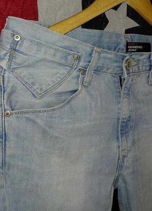 Джинси унісекс levi's engineered світло-блакитні 29x32 3