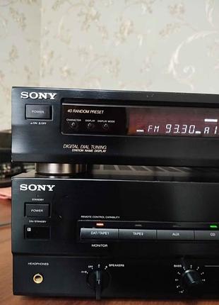 Двійка sony підсилювач/цифр. тюнер 3