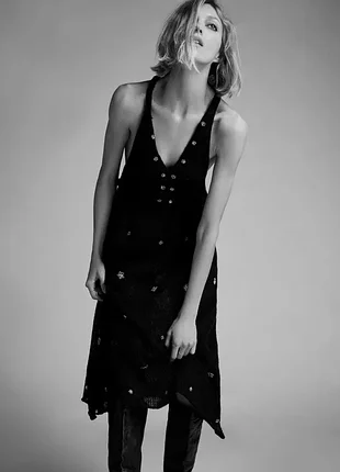 Сукня жіноча чорна zara s