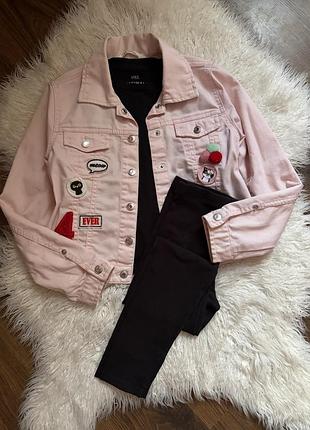 Детская куртка джинсовая стиль zara h&m