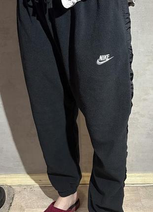 Спортивні штани чоловічі nike fleece чорні розмір l