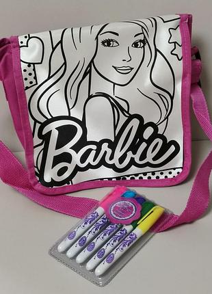 Дитячий набір для творчості "сумка-розмальовка barbie"