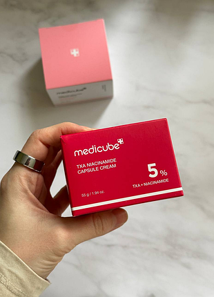 Medicube txa niacinamide capsule cream - осветляющий капсульный крем для лица 55ml