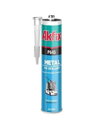Герметик автомобільний akfix 310 мл білий (p645) (aa102)