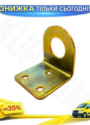 Ku проушина изогнутая ks-ukraine universal fit 40x40 для крепления замка металлическая для дачи и дома uni2l_k